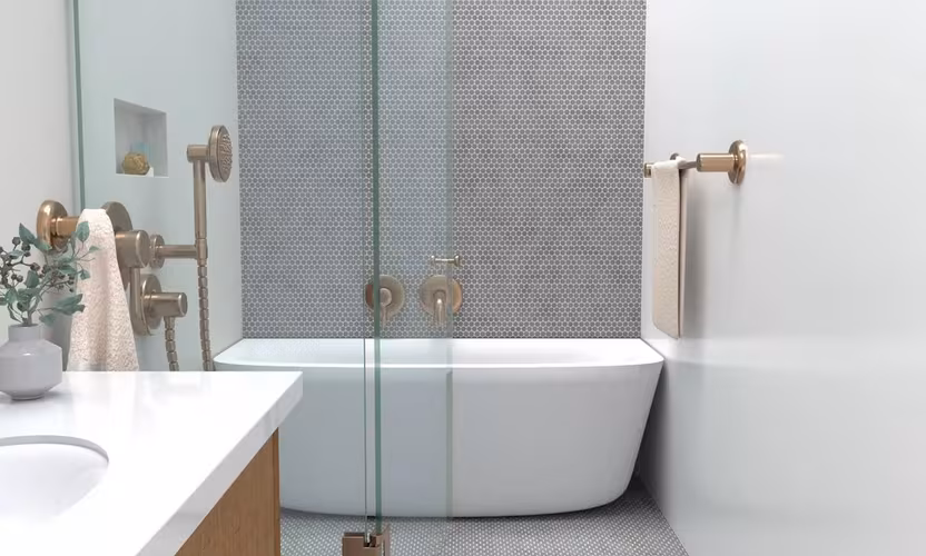 Penny Tile Ideas for Small Surfaces With Big Visual Impact